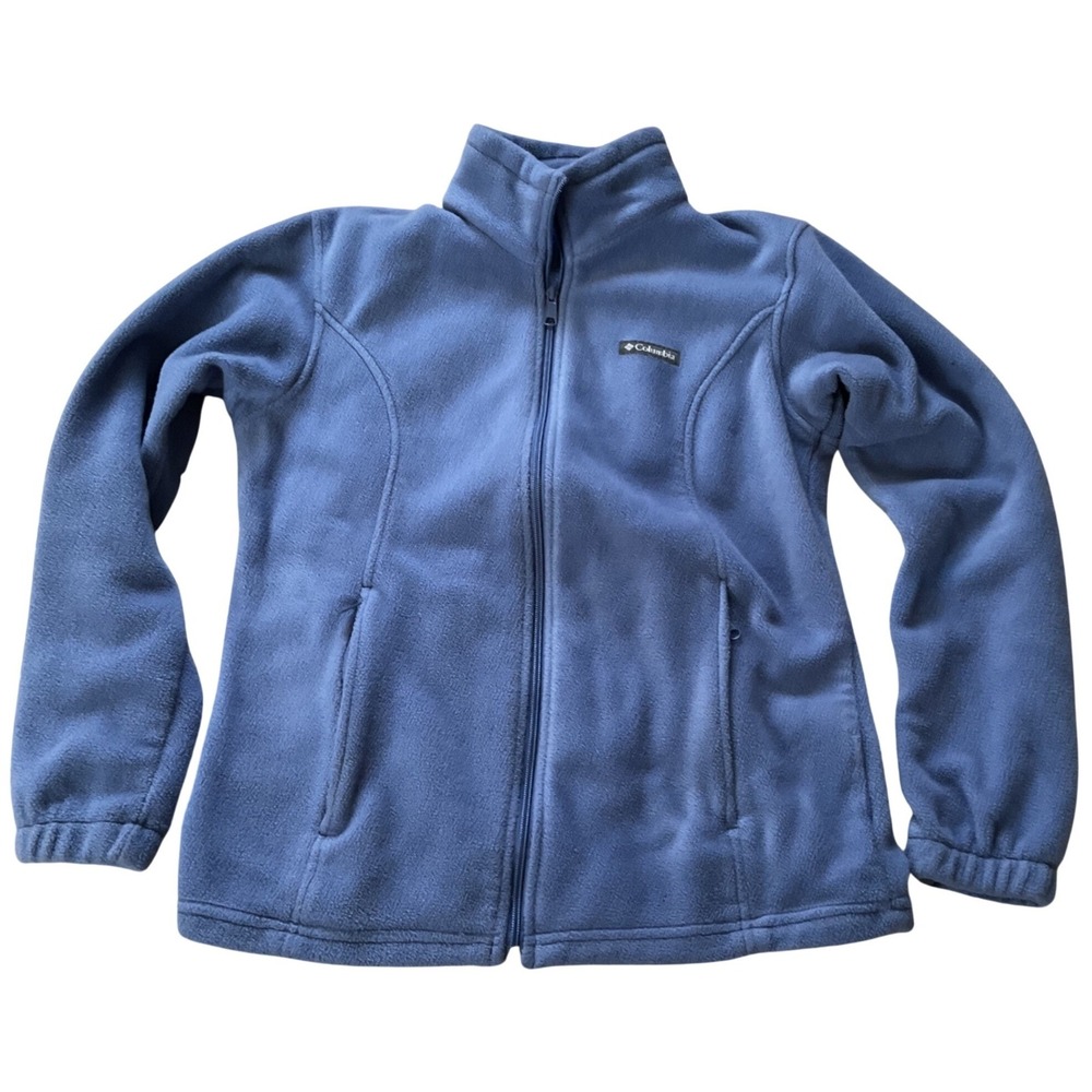 Columbia Womens Benton Springs Full Zip Fleece Jacket Blue Small